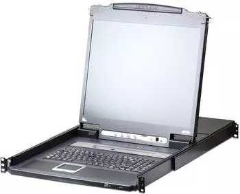 Aten CL5708iM LCD KVM-Switch over IP, 8-Port, 17", PS/2, USB, VGA, FR-Layout (CL5708iM)