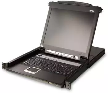 Aten CL5708M 8-Port 17"-LCD KVM-Switch, USB/PS2, VGA (CL5708M)