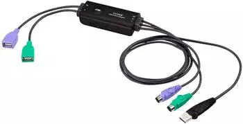 Aten CV10KM USB-zu-PS/2-Konverter, 80cm (CV10KM)