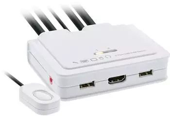 InLine KVM-Switch 2-fach HDMI 4K mit Audio (62613I)