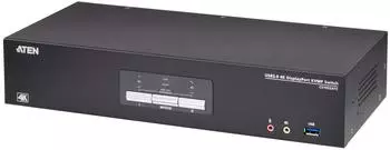 Aten CS1922ATC 2-Port KVM-Umschalter USB 3.0, DisplayPort, True 4K (CS1922ATC-AT-G)