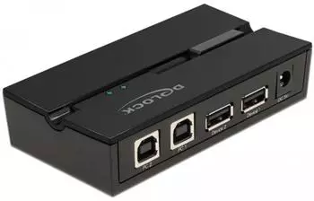 DeLock USB 2.0 Switch 2 PC an 2 Ger&auml;te (11492)
