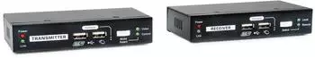 Level One KVM-9036 KVM Extender USB 2.0, RS-232, VGA over IP (KVM-9036)