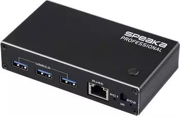 SpeaKa Professional HDMI 2.1 Slim KVM Switch 2x1 USB3.0 IR 3840x2160 schwarz (SP-13724440)
