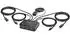 StarTech C2-D46-UC2-CBL-KVM KVM-Switch Monitor, Tastatur und Maus, schwarz (C2-D46-UC2-CBL-KVM)
