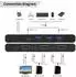 MicroConnect DisplayPort & USB-C KVM-Switch 2-Port 8K (MC-DP-KVM202K)