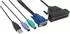 Intellinet 1-Port VGA-Kabel für KVM-Konsole mit PS/2, USB und VGA (507769)