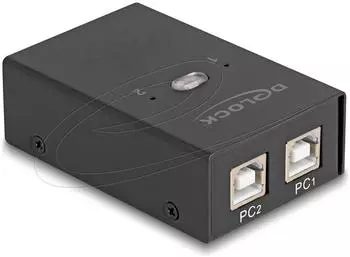 DeLock USB 2.0 Switch 2 PCs auf 4 Geräte (11505)