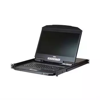 Aten CL3116NX KVM-Switch 16-Port, 18,5"-LCD-Konsole, PS/2-USB, VGA (CL3116NX)
