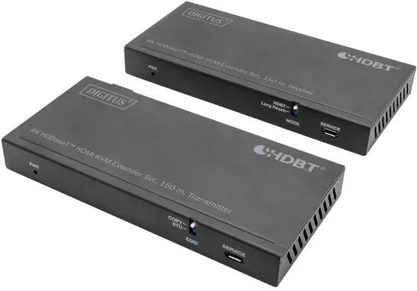 Digitus HDBaseT HDMI KVM Extender 4K/60Hz, 150m, USB 2.0 (DS-55526)