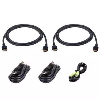 Aten Secure HDMI Dual Display KVM-Kabel-Kit 1,8m (2L-7D02UH21X5)