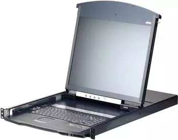 Aten KL1108VN 8-Port Dual Rail LCD KVM-over-IP-Switch CAT5e/6 19" (KL1108VN)