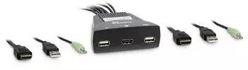 Inter-Tech Argus KVM-LS-21HA HDMI KVM-/Audio-Switch 2-Port (88887340)