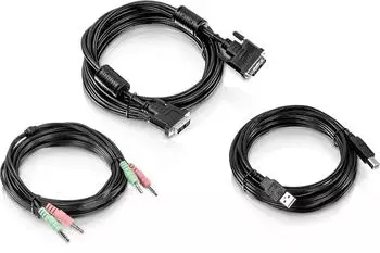 TRENDnet TK-CD15 KVM-Kabel-Kit DVI-I, USB & Audio 4,5m (TK-CD15)
