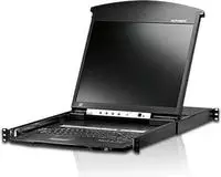 ATEN 8-Port 17 KVM Over IP Switch Schweizerdeutsche Tastatur, KL1508AIM-CH