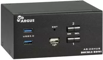 Inter-Tech KVM Switch AS-22HUS HDMI 4K@60Hz, 2-Port (88887410)