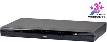 Aten KN1116VA KVM-over-IP-Switch 16-Port, Cat5, 1 lokaler/1 Remote-Zugriff (KN1116VA)