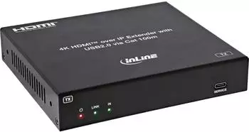 InLine KVM Extender over IP, HDMI 4K/60Hz, Sender (TX), 100m (57886I)
