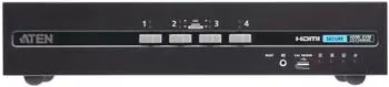 Aten CS1144H4C 4-Port KVM-Switch, HDMI, Dual Display (CS1144H4C)