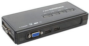 InLine 4-Port, USB, mit Audio
