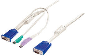 Level One Konsolen und KVM Switch Kabelsatz 5m (ACC-2103)