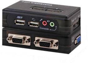 EFB Elektronik ecolan 2-Port KVM Switch USB-Audio