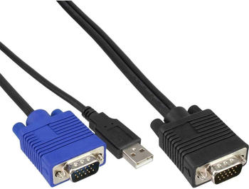 InLine KVM Kabelsatz, USB, für 19" KVM Switch Länge 3m (60667E)