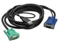 APC Integrated Rack LCD/KVM USB Cable (AP5821)