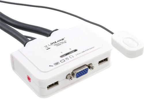 InLine 2-port KVM Switch VGA USB (60613I)