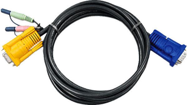 Aten Audio/Video KVM Kabel, 3m (2L-5203A)