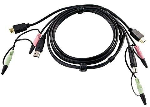 Aten USB HDMI KVM Kabel, 1,8m (2L-7D02UH)