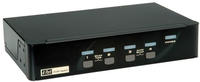 Roline DisplayPort USB KVM Switch, 1 User - 4 PCs (14.01.3329)