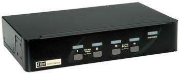 Roline DisplayPort USB KVM Switch, 1 User - 4 PCs (14.01.3329)