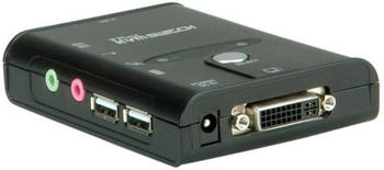 Rotronic KVM Switch Star, DVI & USB, 1 User - 2 PCs (14.99.3256)
