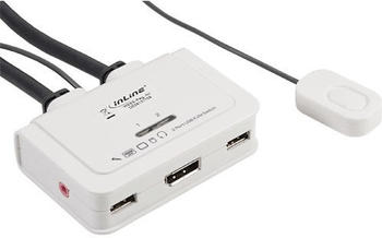 InLine 2-Port Displayport USB KVM Switch (63612I)