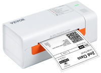 VEVOR Etikettendrucker 200x79x83mm Thermodrucker 150mm/s Labeldrucker