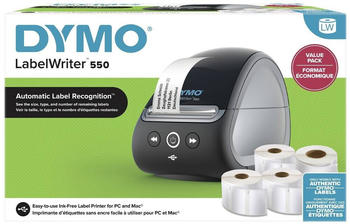 Dymo LabelWriter 550 Value mit 4 Etikettenrollen