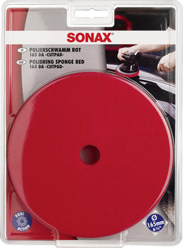 Sonax 04934410 PolierSchwamm rot 165 DA -CutPad-