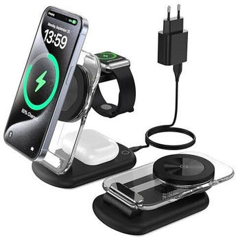 RoRoSkin 3 in 1 Faltbar Wireless Charger Grau
