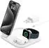 Belkin Magnetische einklappbare kabellose 3-in-1-Ladestation mit Qi2 (15 W) Weiß