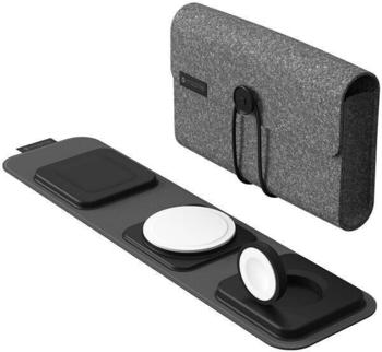 Mophie 3in1 Reiseladegerät mit MagSafe schwarz