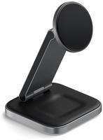 Satechi Smartphone-Ladeger&auml;t "2-in-1 Foldable Qi2 Wireless Charging Stand"