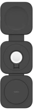 Belkin BoostCharge Pro Magnetische kabellose 3-in-1-Reiseladestation mit Qi2 (15 W)