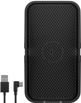 Goobay Kabelloses Kfz-Schnellladeger&auml;t 15 Watt schwarz, Qi-Standard (60471)