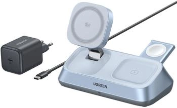 Ugreen MagFlow 3-in-1 Magnetic Wireless Desktop-Charger 25W