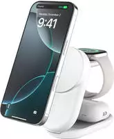 Belkin Wireless Charger "UltraCharge Faltbare magnetische 3-in-1-Ladestation mit Qi2