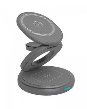 Raidsonic Icy Box SH101-CH Qi 15W Foldable 3-in-1 Charger