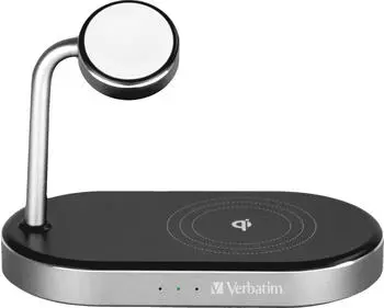 Verbatim 3-in-1 Charging Station Apple Watch iPhone