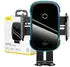 Baseus Car mount with wireless charging 15W Black