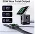 Ugreen Qi2 2-in-1 Charging Station Robot Black